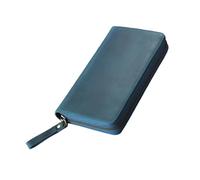 Copertine in pelle per notebook con slot elastico per penna per notebook da 7,28 x 3,54 pollici Notebook Pocket Notepad Custodia in pelle fatta a mano Organizzatori