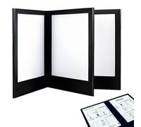 Copertine Luminose per Menu Ristorante Portamenu a Led, Display In Pelle Pu Ricaricabile Retroilluminato Pieghevole per Ristoranti, Bar e Caffetterie Page 3 A4