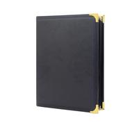 Copertine Menu Menu a fogli mobili resistenti all'olio e all'acqua, ristorante, listino prezzi, pelle(12 pages)