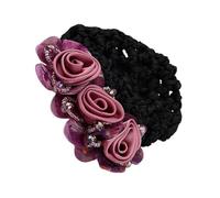 Copertine per capelli di fiori, coperchi da a - Snood Hairnet con fiori, per capelli per le donne, fermaglio per capelli Fermaglio per i dipendenti della banca