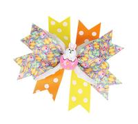 Copertine per i capelli, fiocchi per capelli , Clip per capelli del nastro per ragazze, Fermagli per bunny a nastro di , favori per