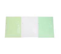 Copertine per report in plastica pastello, 3 cartelle di presentazione frontali trasparenti Cartelle a 3 punte per curriculum, portfolio, documenti, report, lettera, proposta,