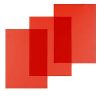 Copertine per rilegatura Displast Rosso A4 polipropilene 100 Pezzi