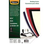 Copertine per rilegatura FELLOWES Delta goffrate cartoncino nero A3 250 g/m² conf. 100 pezzi - 5374401
