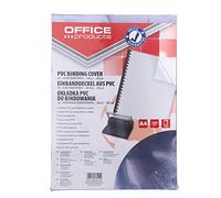 Copertine per rilegatura Office Products PVC A4 200 MICR 100 pz trasparente/presentazione/tipo per rilegatura/tipo frontale-PVC, materiale-PVC/colore-trasparente/formato-A4/spessore (mm) -200