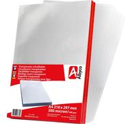 Copertine per Rilegatura Trasparenti Albyco, Lucide, Formato A4, 0,30 mm, per 10