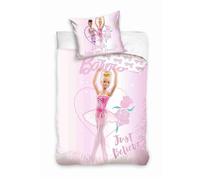 Barbie Set Copripiumino Singolo Ue Misura Bambini Letto Ballerina Cotone 2in1