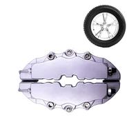 Copertine Straniere Rosso | 2pcs CORS DISC DISC Copertine Per Pinza Frontale | Kit Copertura Della Pinza Universale Stile 'automobile Per Decorazione Mozzo Mozzo Ruota Set