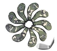 Copertine Teste Di Ferro Bastoni Golf 9 Camouflage con Numero Grande Coperture per Impermeabili Conduttori Ferro Foreste Conduttore Strada Ibrido Gioco Coperture