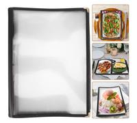 Copertine trasparenti del menu delle bevande del ristorante Libro Conveniente