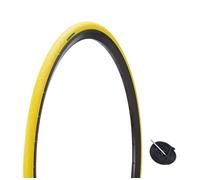 COPERTONCINO COLORATO 700X23C (23-622) + CAMERA VALVOLA PRESTA GOMMA SLICK FIXED