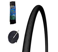 COPERTONCINO DEESTONE 700 X 23 C (23-622) + CAMERA VALVOLA PRESTA PNEUMATICO PIEGHEVOLE PER BICI DA CORSA BDC (Valvola 48 mm)
