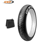 COPERTONE 20X4.0 + CAMERA GOMMA PER MTB FAT BICI ELETTRICA E-BIKE BICICLETTA 20”