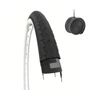 COPERTONE 26 X 1 3/8 BIANCONERO + Camera d'Aria Bici Bicicletta Olanda (37-590) Bianco Nero