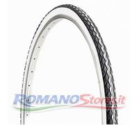 COPERTONE 26" x1 3/8 SCANALATO CITY / URBAN NERO/BIANCO CHAOYANG H-459 RIGIDO