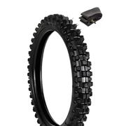 COPERTONE 60/100-14 + CAMERA D'ARIA PNEUMATICO ANTERIORE TASSELLATO ENDURO 30N MINICROSS GOMMA MOTO