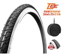 COPERTONE BIANCONERO + CAMERA CITY BIKE BICICLETTA 26 X 1.75 (44-559) BICI