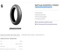 copertone Bridgestone 120/70 R15 SC2F 56H TL nero