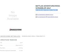 copertone Bridgestone 120/70 R17 AX41S F 58H TL UM nero