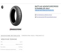 copertone bridgestone 160/60 R15 AX41S R 67H TL nero