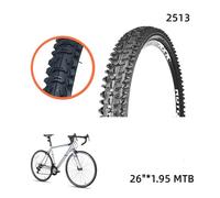 COPERTONE COPERTURA RUOTA PNEUMATICO PER GOMME MTB BICICLETTA BICI 26"X1.95 2513