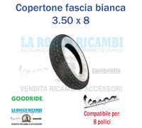 Copertone GOODRIDE Fascia Bianca 3.50 x 8 Vespa VBB / VNB / VBA