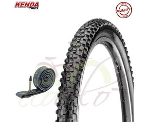 COPERTONE KENDA 27.5 X 2.10 (52-584)+CAMERA PNEUMATICO K1027 GOMMA MTB BIKE 27.5