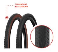 Copertone pieghevole per bici da gravel con mescola semplice ALLUVIUM 700X35 GCT