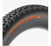 Pneumatico per mountain bike pirelli scorpion xc m 29 tubeless ready soft smartgrip prowall orange