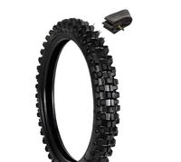 Ecovelò Pneumatico TR4 60/100-14 Anteriore Tassellato Moto Cross Enduro + Camera d'aria
