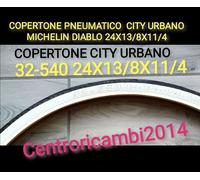 COPERTONE PNEUMATICO CITY URBANO MICHELIN DIABLO 24X13/8X11/4 32-540