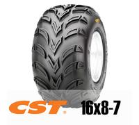 COPERTONE PNEUMATICO GOMMA TACCHETTATA CST AT 16x8-7 6PR C9314 PER QUAD ATV