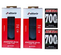 Copertone Vittoria zaffiro EVO Graphene 700x30 + Camera Kenda valvola presta 48m