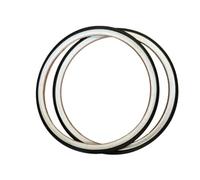 Copertoni Balloncino Bianchi e Neri, Set da 2 Pneumatici per Bicicletta, 26 x 1 1/2 x 1 5/8 (44-584), Stile Ballon