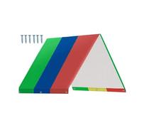 Copertura a baldacchino resistente agli strappi per parchi giochi con rivestimento argento 210D ombra per bambini scivoli scalatori & copertura del tetto del tempo del gioco