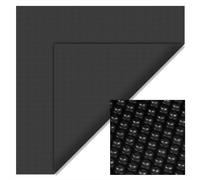 Copertura a bolle d'aria isotermica piscina rettangolare 4x6m nero 120µ