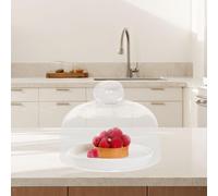 Copertura a cupola chiara round decorativo per servire la festa della torta