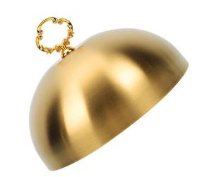 Copertura a cupola per alimenti in acciaio inossidabile per piastra, mantiene