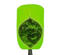 Copertura a cupola per piante da esterno che richiedono protezione dal gelo, con cerniera e bordo base con coulisse (101,6 x 119,4 cm, bianco)