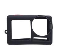 Copertura a Manica Protettiva in Silicone per Action 5 Pro Anti Drop Camera Protector Accessori per Telecamera con Cinghia da Polso Anti Lost Forte (BLACK)