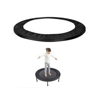 Copertura a molla per trampolino da 100 cm di ricambio, per mini trampolino, protezione a 3 strati, panno Oxford antivibrazione, facile da installare, ricambio per casa, palestra (nero)