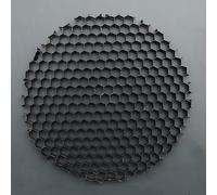 Copertura a nido d'ape rotonda da 1 pezzo for luci a LED - Alluminio antiriflesso, spessore 3 mm, trasmissione della luce del 95%(55 mm)