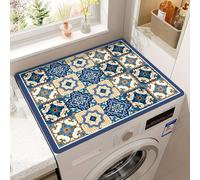 Copertura a piastrelle colorate retrò vivaci - Resistente, 23.62 X 19.69 pollici, motivo multicolore, adatta per l'arredamento della cucina o del lavanderia