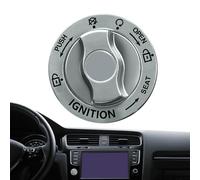 Copertura A Push-to-start Auto Interiore, Protezione Pulsante Di Accensione | Coperchio Di Protezione Pulsante Di Motore, Graffio -resistente Adesivo Decorativo In Lega, Accessori Pe