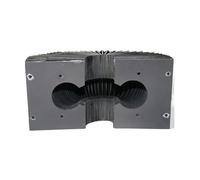 Copertura a soffietto a fisarmonica SBR12 for guide lineari, schermo protettivo flessibile contro polvere e trucioli(2300mm)