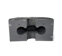 Copertura a soffietto a fisarmonica SBR25 for guide lineari, schermo protettivo flessibile contro polvere e trucioli(250mm)