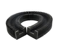 Copertura a soffietto for guida lineare HGR15, protezione antipolvere personalizzabile da 200-1000 mm for router CNC, fresatrice, macchina utensile(1000mm)