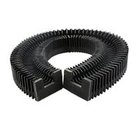 Copertura a soffietto for guida lineare HGR30 - Protezione antipolvere for macchine CNC, lunghezza regolabile 200-1000 mm(Length 700mm)