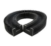 Copertura a soffietto for guida lineare HGR45, ignifuga 200-1000 mm, su misura for macchine da taglio laser e plasma CNC(Length 500mm)