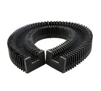 Copertura a soffietto for guida lineare HGR55 - Protezione antipolvere for router CNC, lunghezza regolabile da 200 a 1000 mm(Length 700mm)